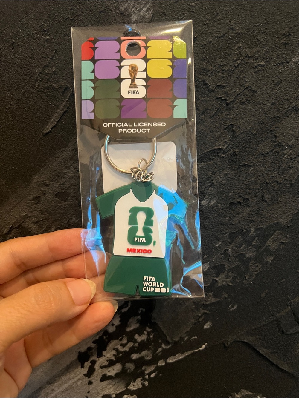 Mexico Green Jersey Keychain - Official Licensed Accessory FIFA World Cup 2026